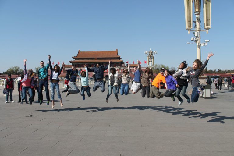 students in China