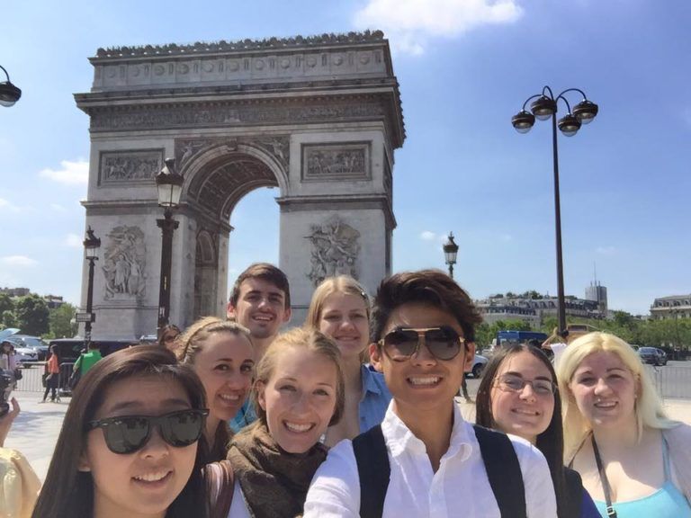students in Paris