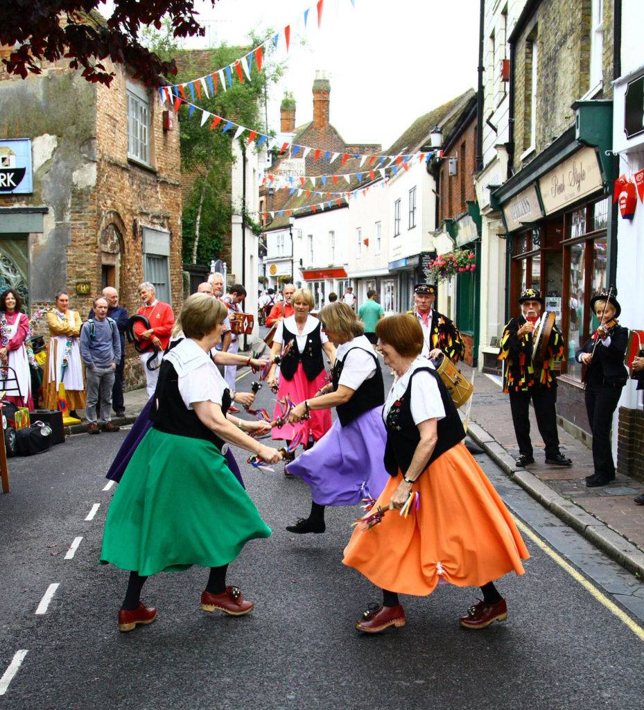 happy May Day traditions like Morris Dancers