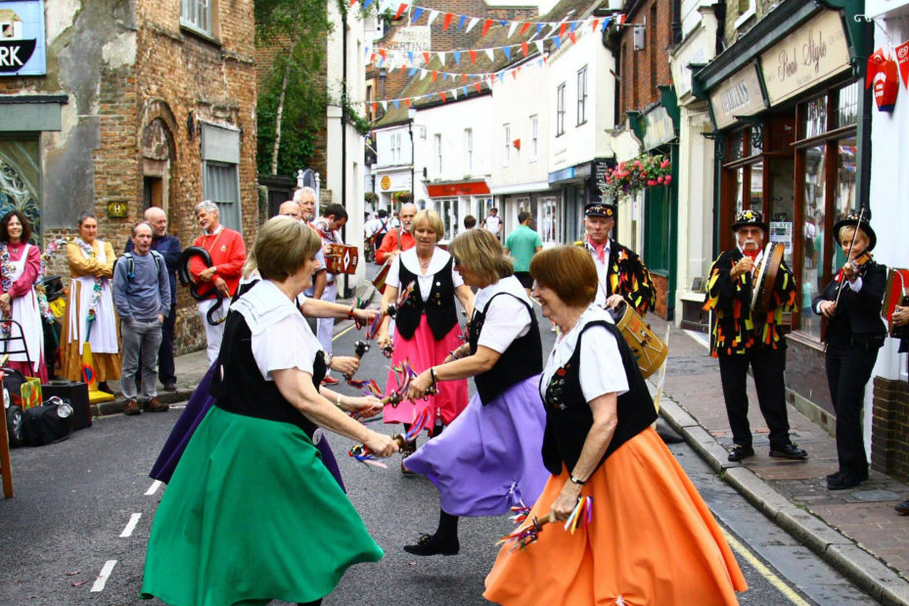 happy May Day traditions like Morris Dancers