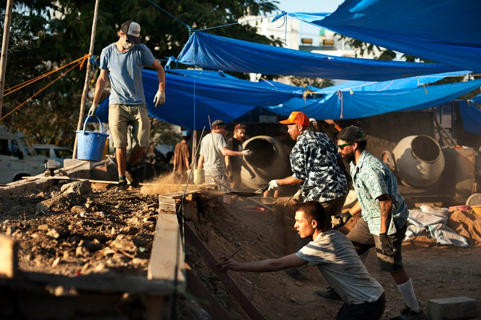 Holystoked skatepark in India