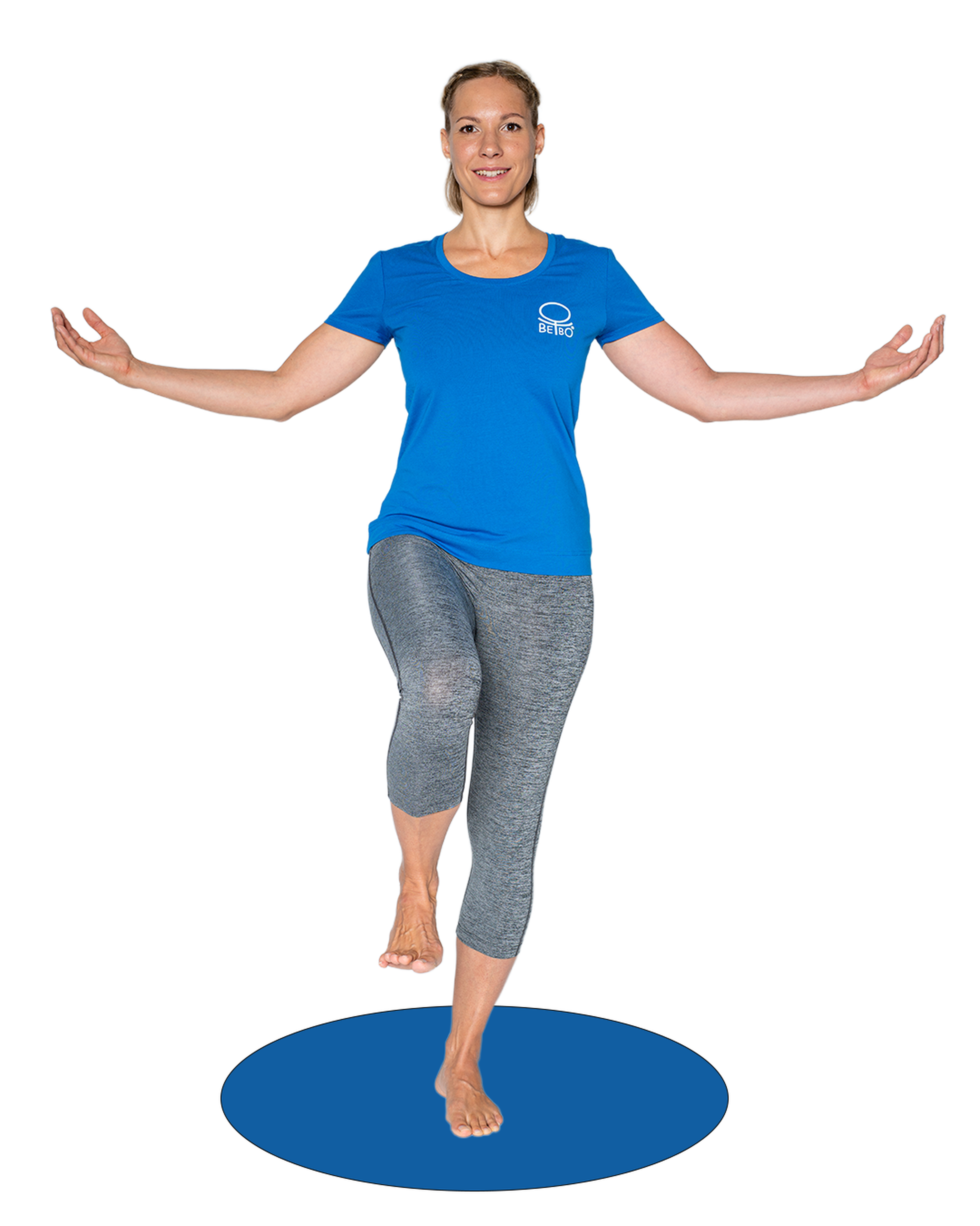 Einbeinstand, Balance Übung und Core Training