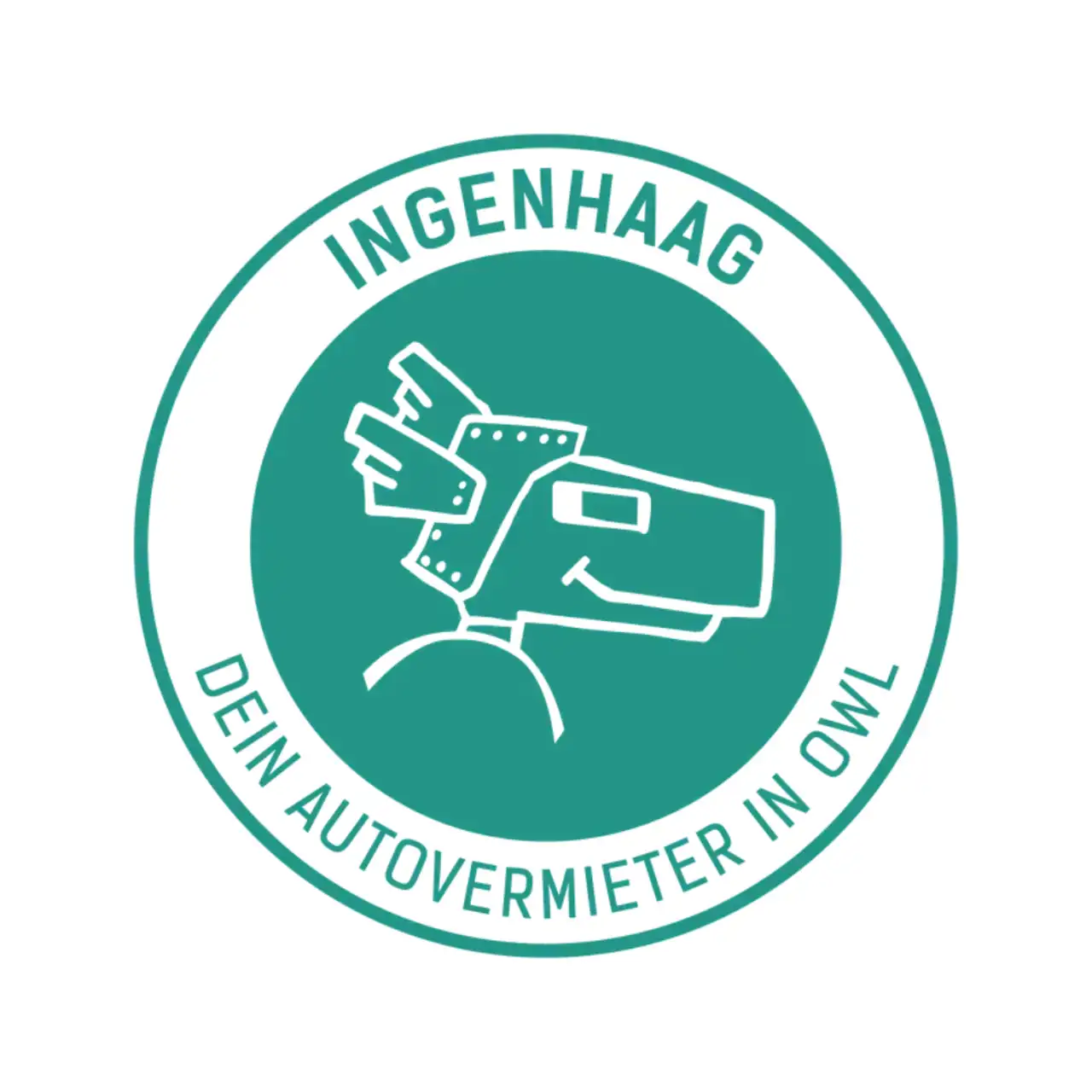 ingenhaag Logo, grün, weiß, kunst, owl