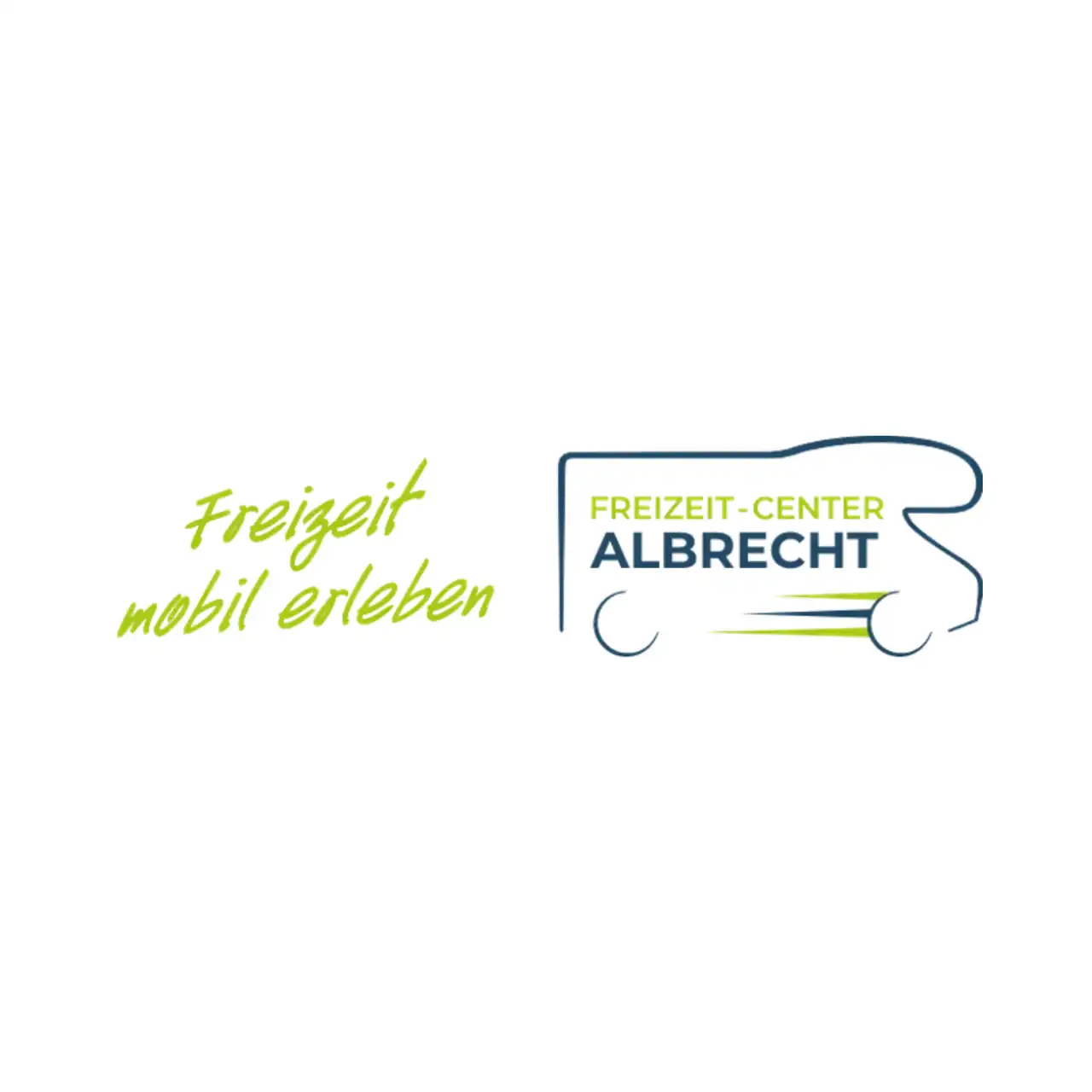 freizeit-mobil-erleben Logo, schwarz, weiß, grün