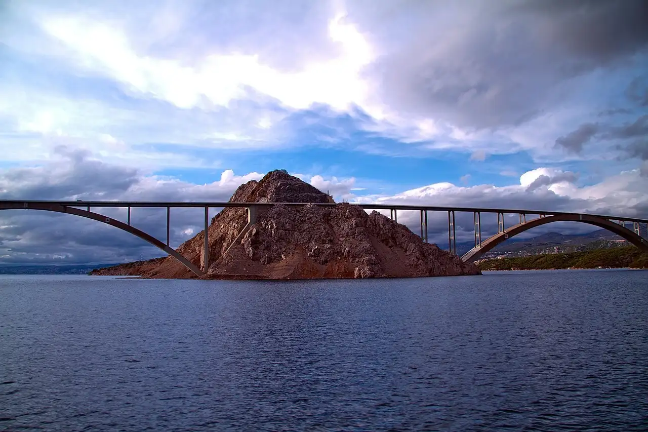 Brücke vom Festland nach Krk
