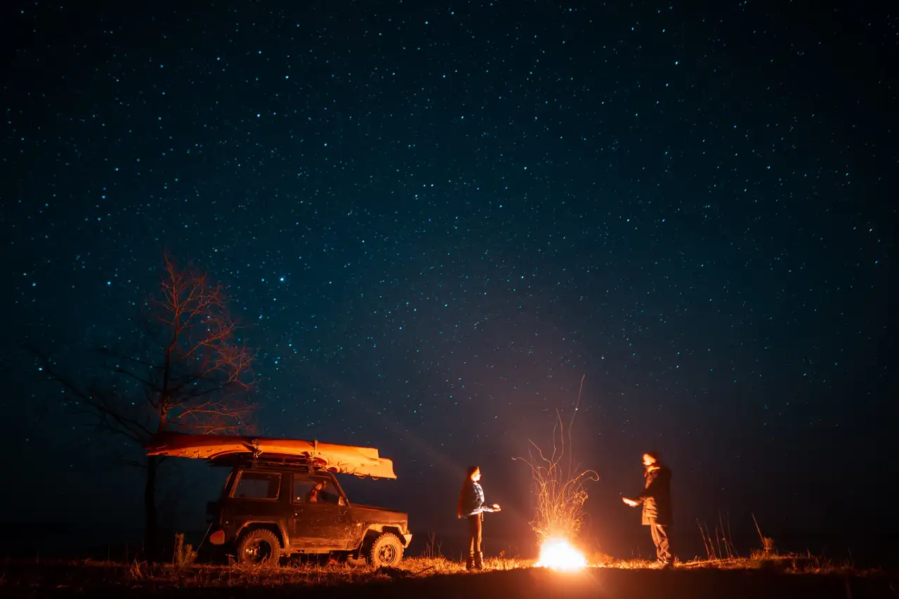 Lagerfeuer Wildcampen Deutschland