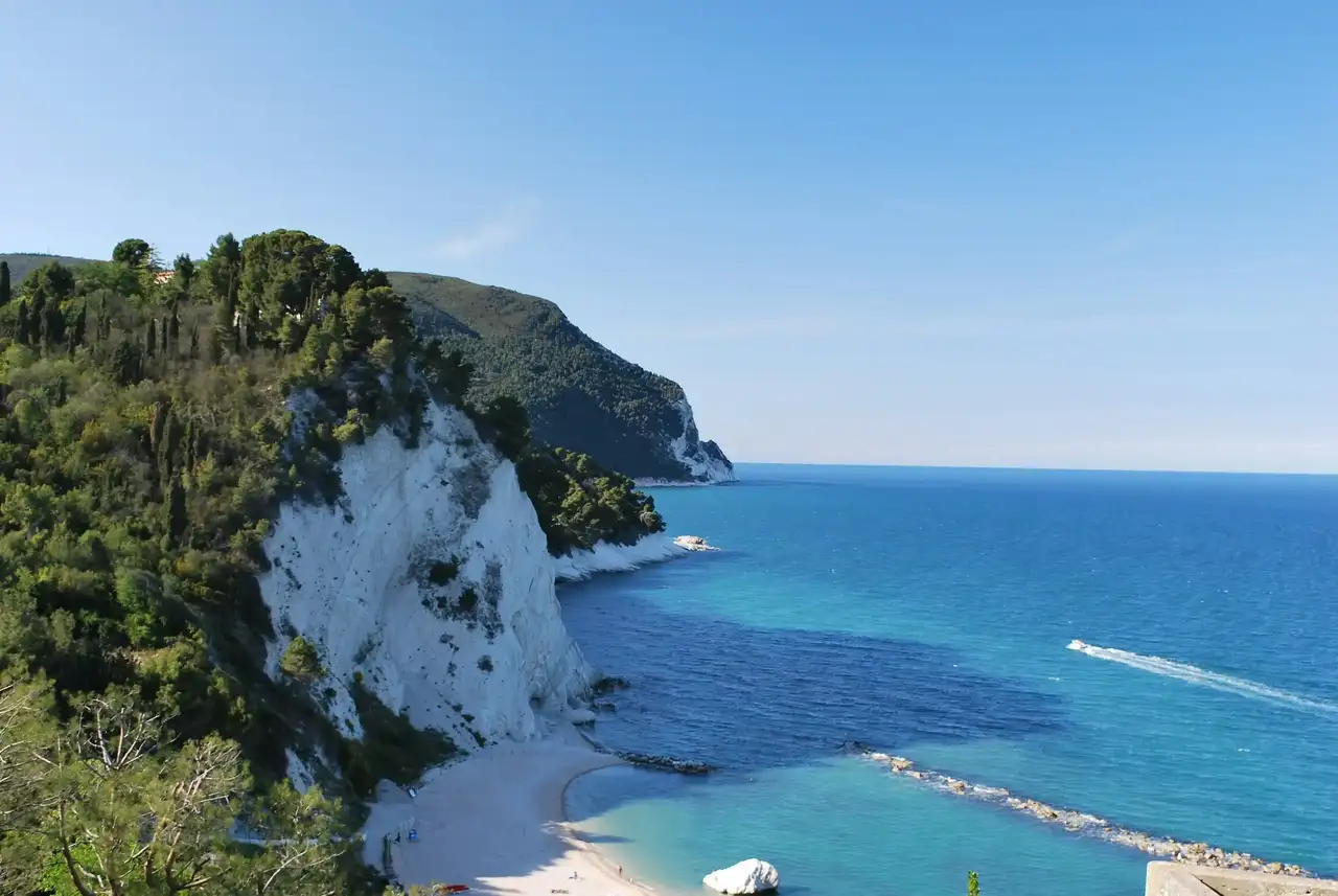 Ausblick beim Camping Italien am Meer Toskana