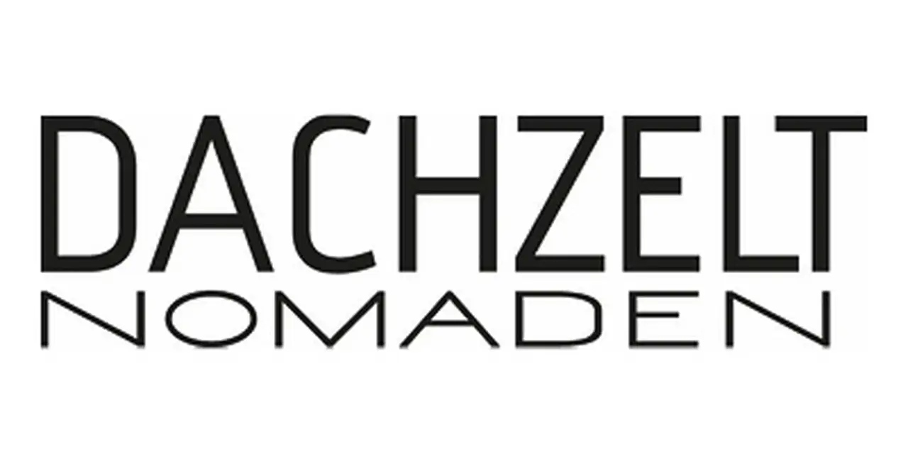 Wortmarke Dachzeltnomaden schwarz