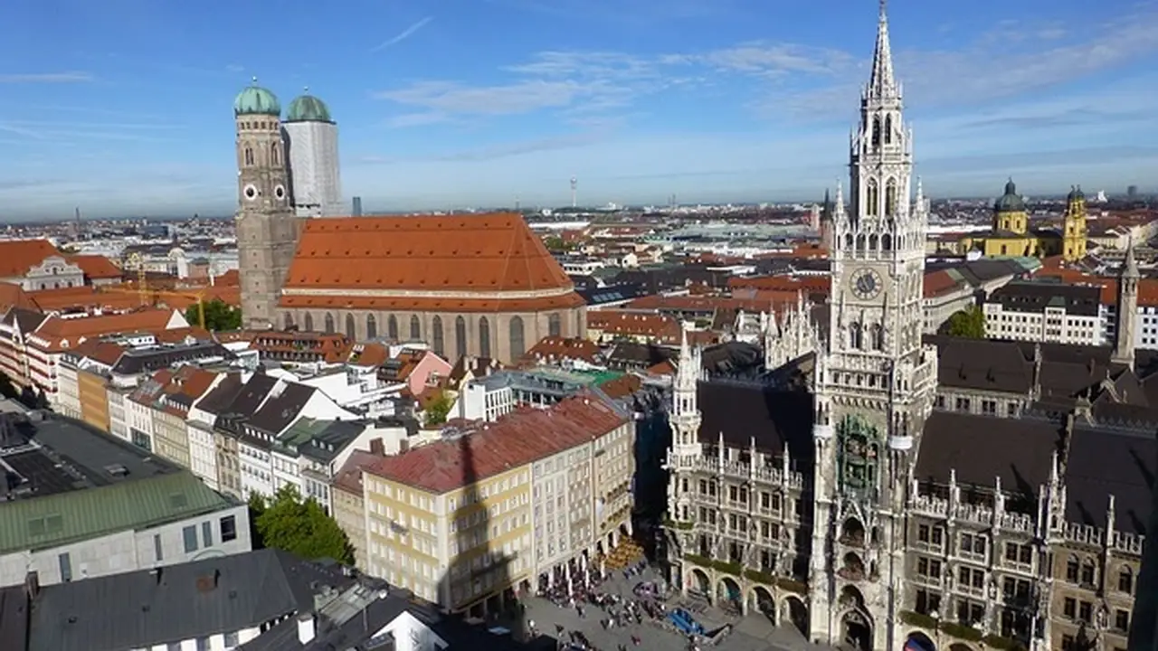Sicht auf die Innenstadt von München
