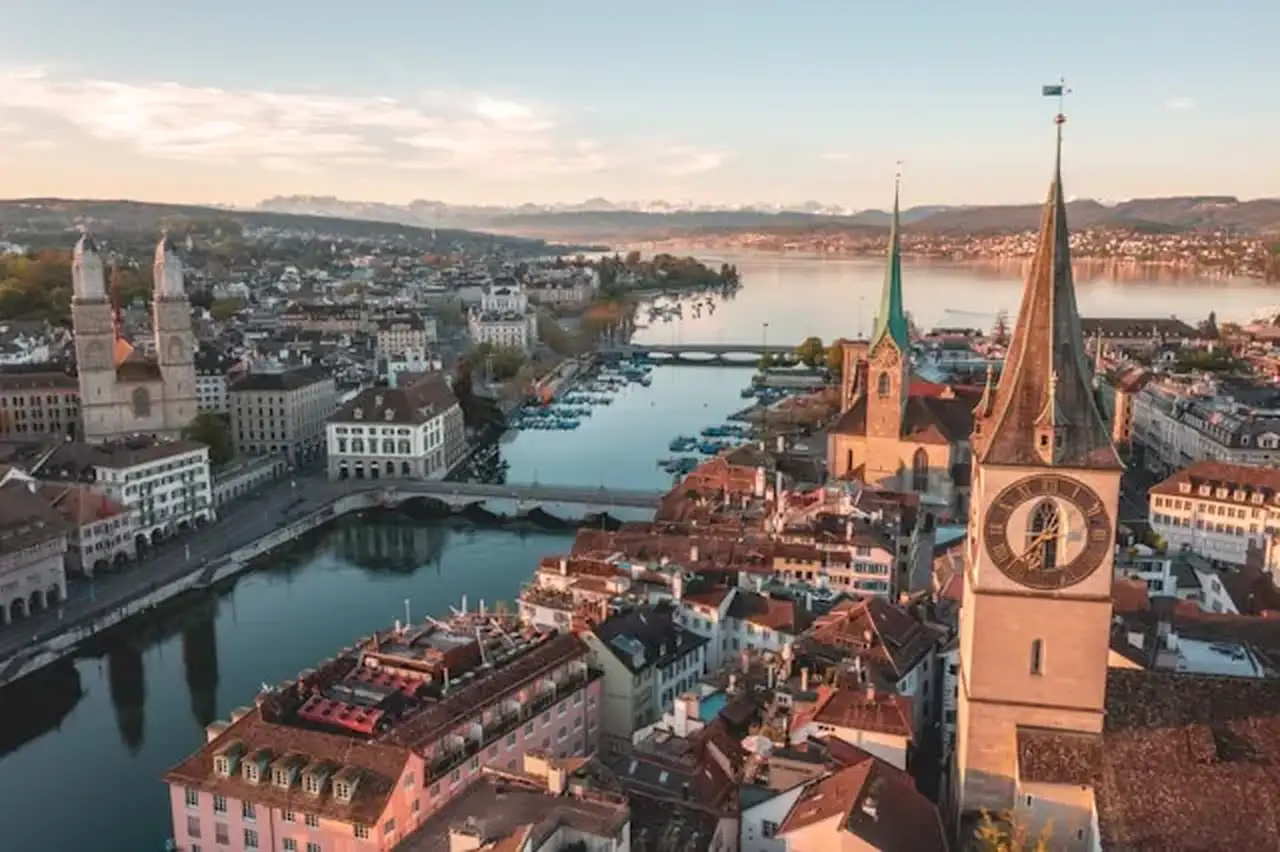 Ausblick auf die Stadt Zürich