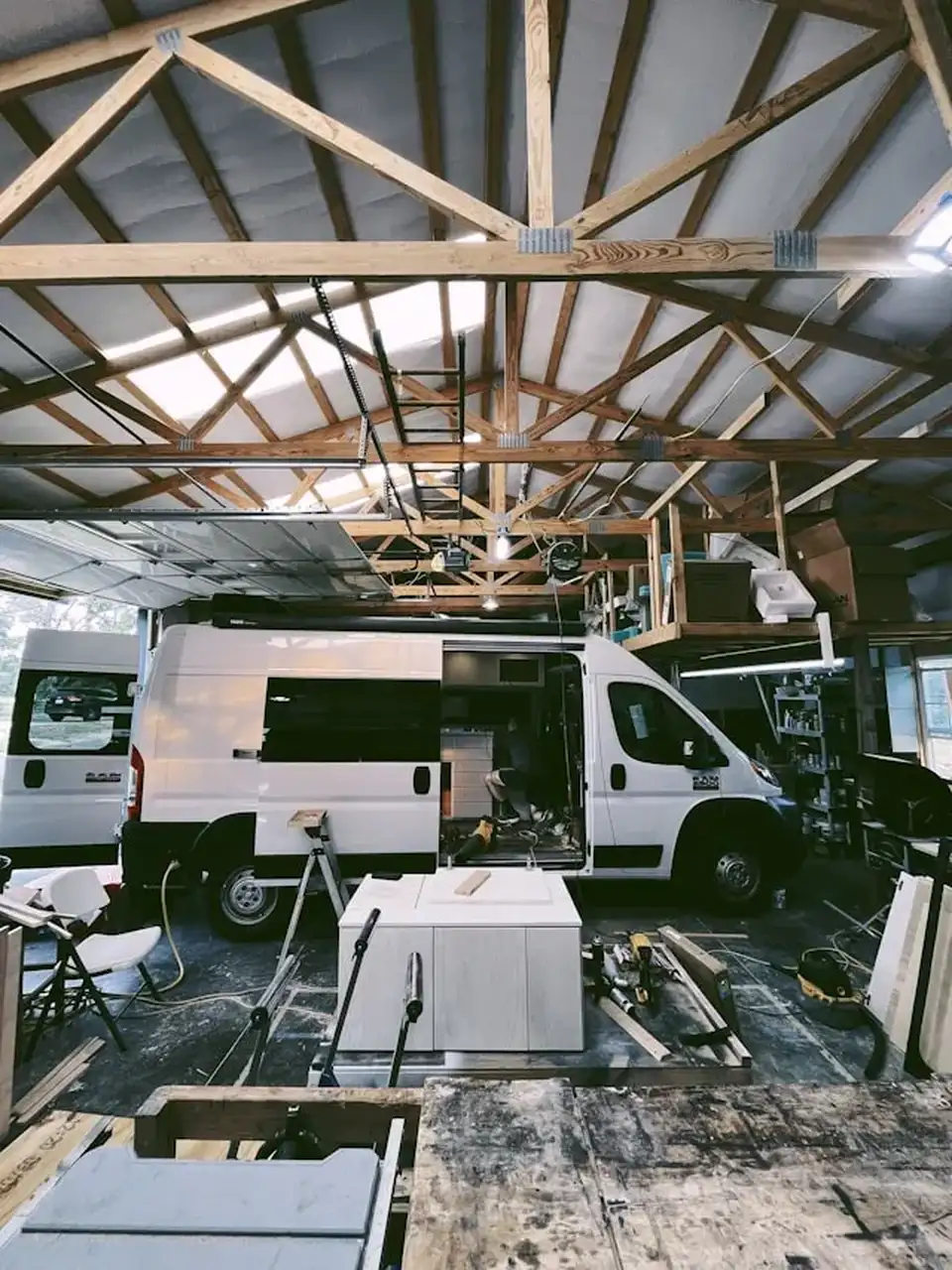 Wohnmobile in der Werkstatt