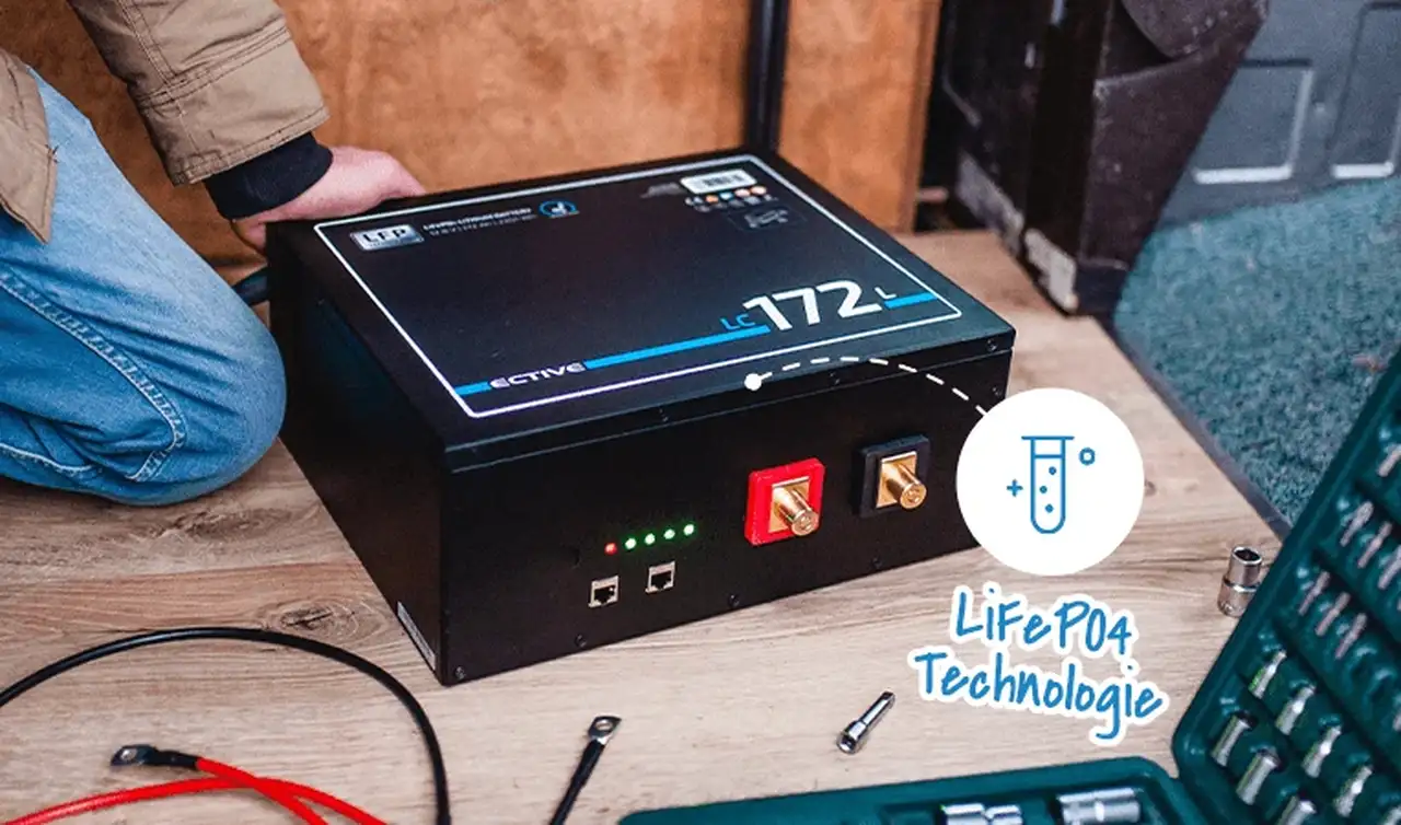 Batterie mit Lithium-Eisenphosphat Technologie