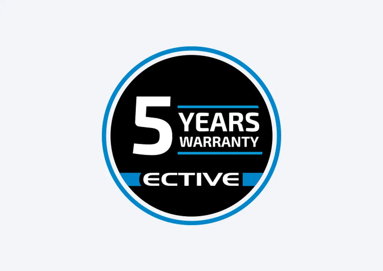 5 Jahre Garantie von ECTIVE