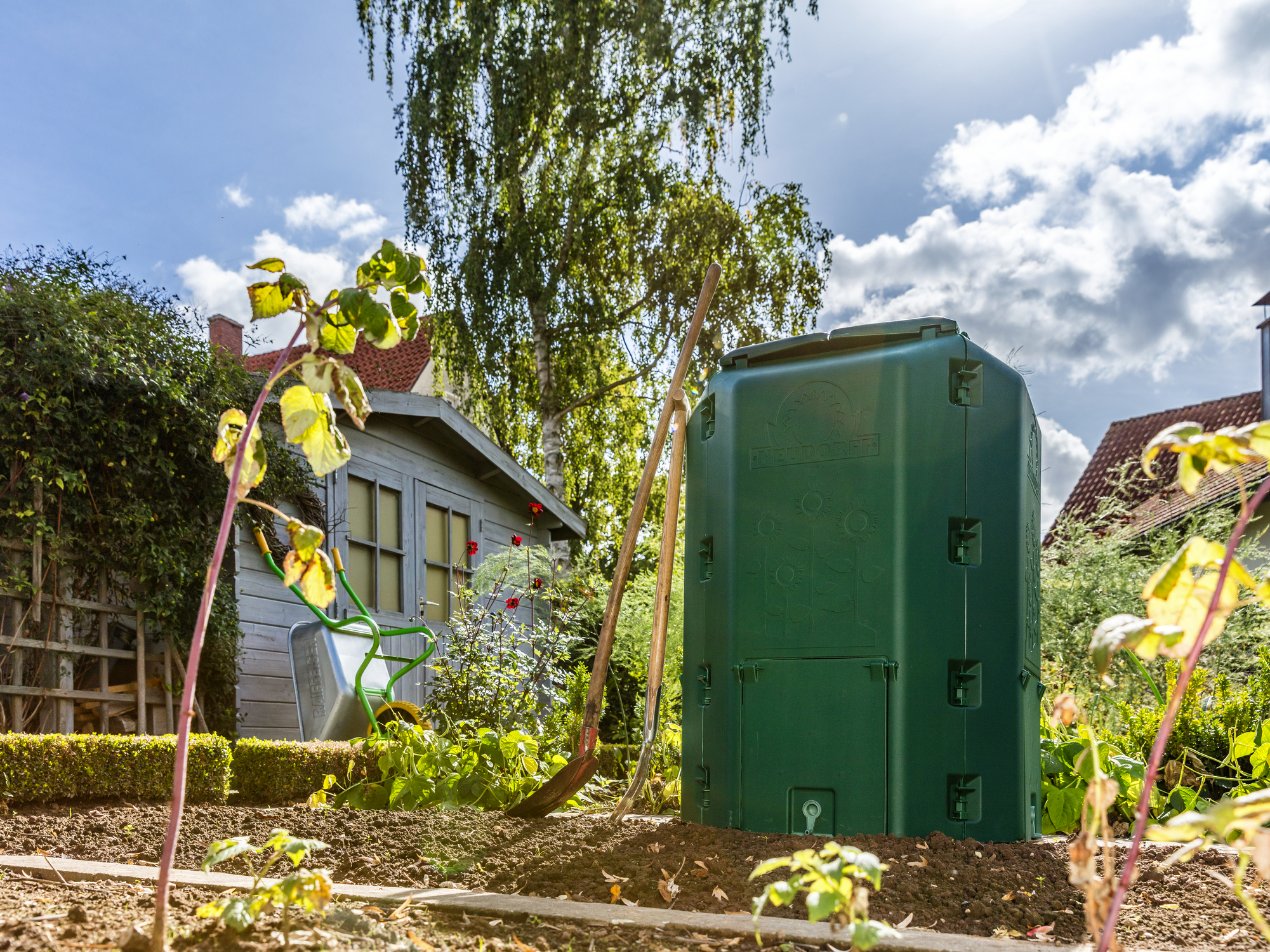 Zewool HANDY-350 Thermo Komposter • 350 Liter • Doppelwandig Isoliert • 5 Jahre Garantie • Schnelle Kompostierung