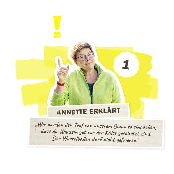 Wurzeln vor Kaelte schuetzen