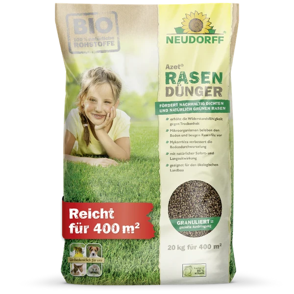 Rasen dngen im Frhling: So wird der Rasen grn