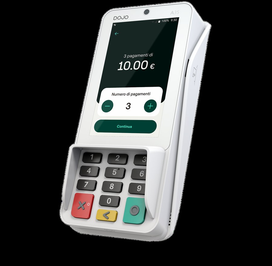 Dojo Wired — POS cassa integrato con tastiera