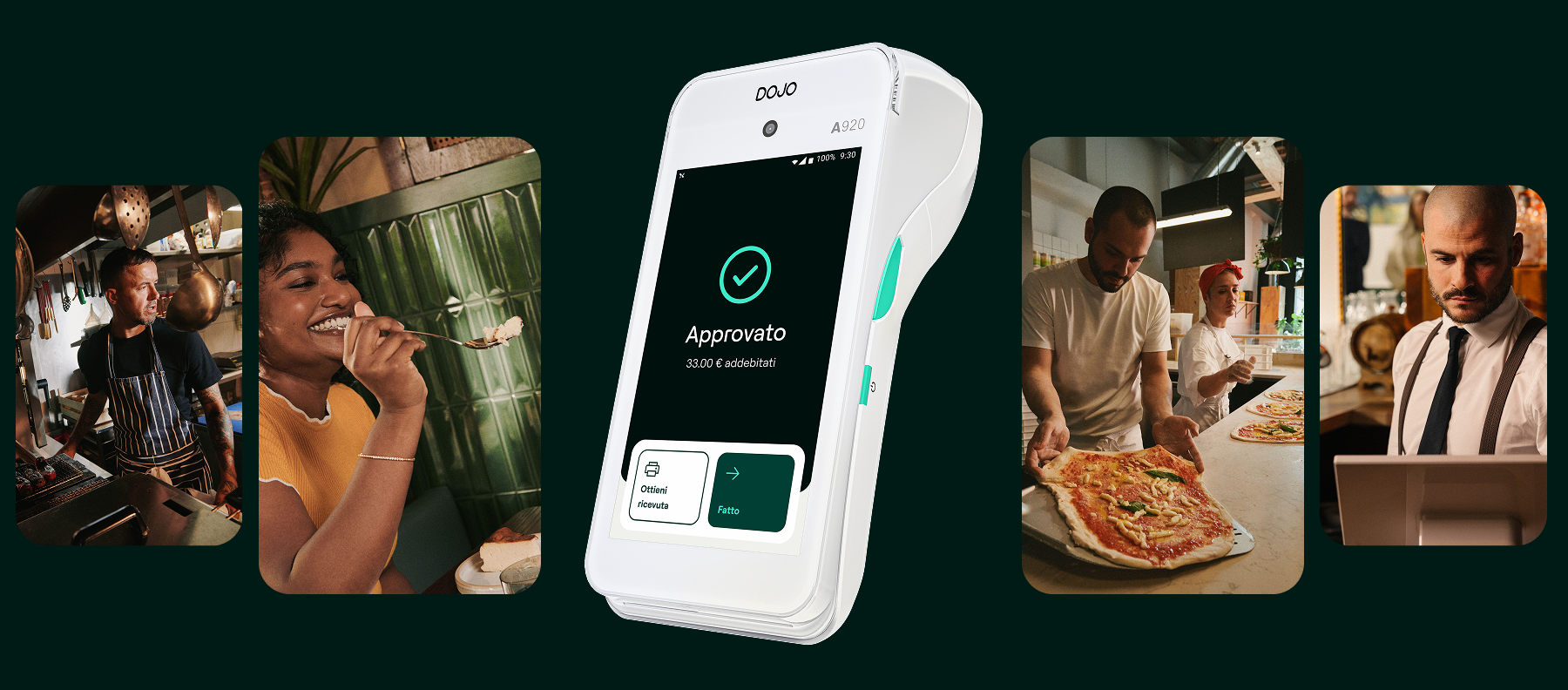 Accetta pagamenti con il POS Dojo Go | Dojo