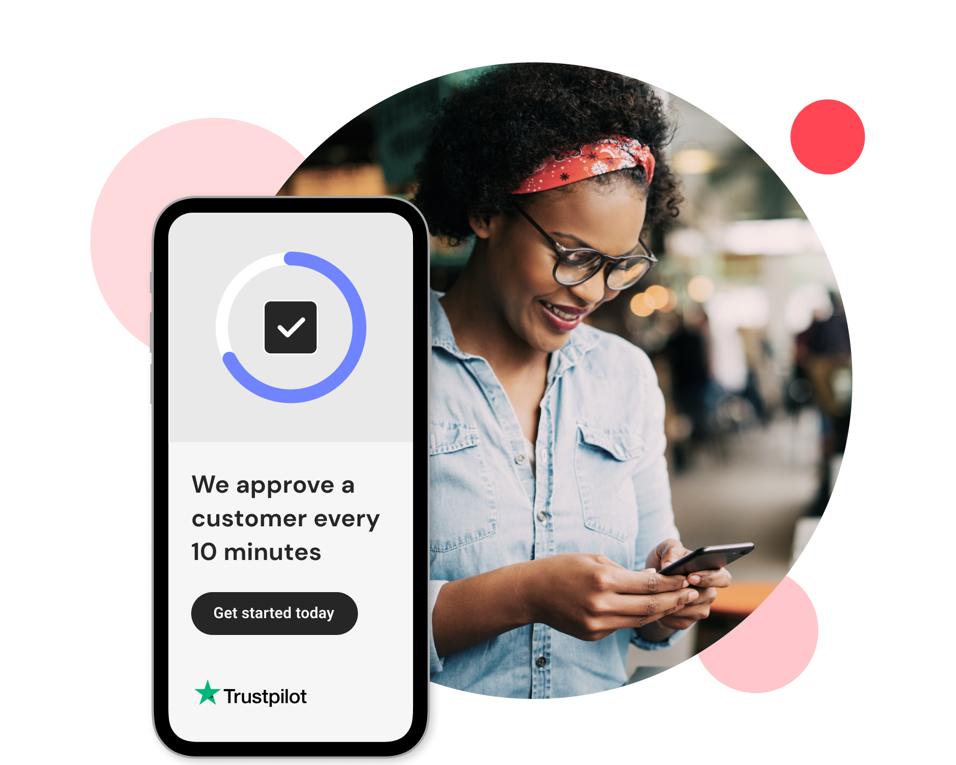 Apply in minutes illustration