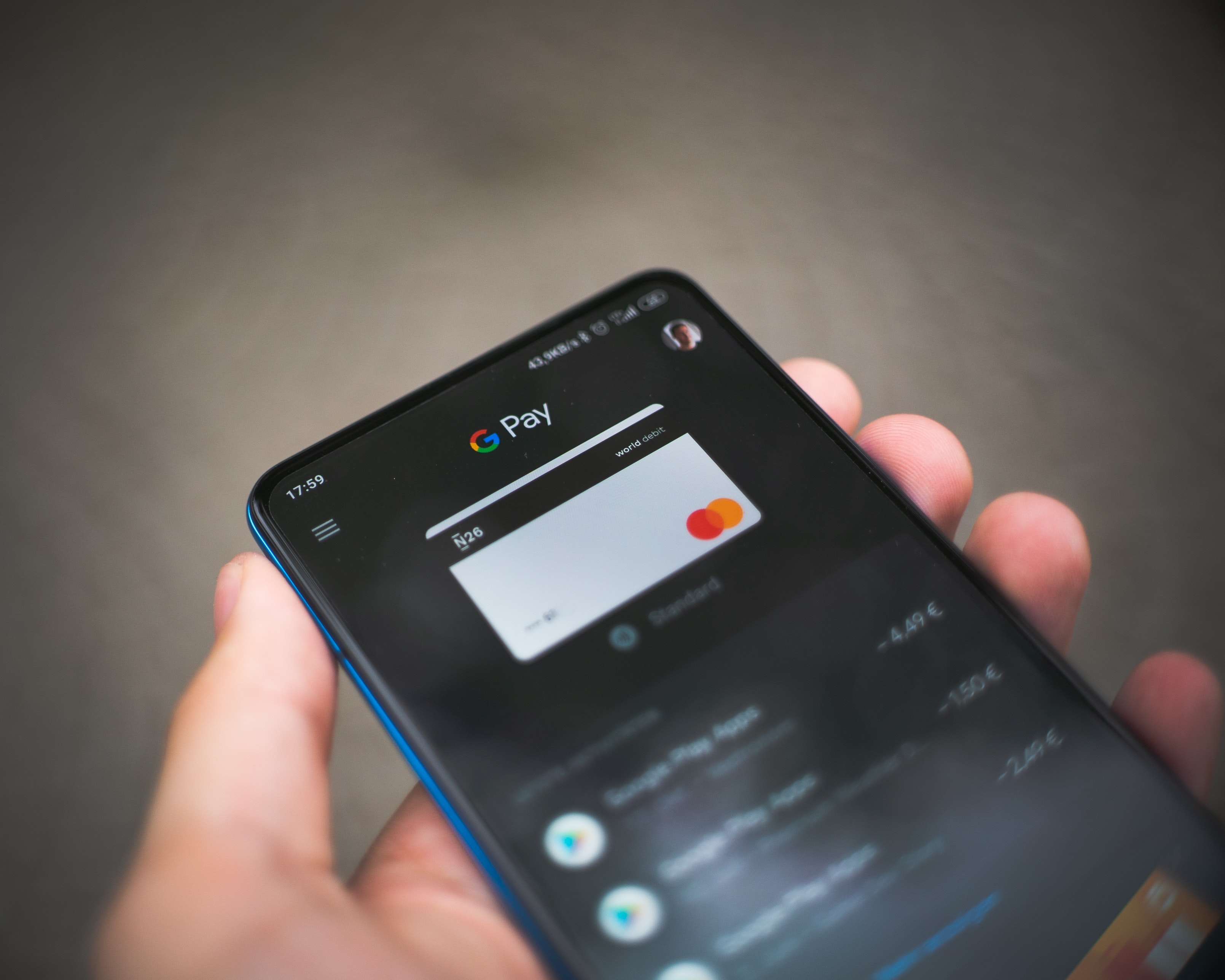 Apple and Google Pay on mobile
