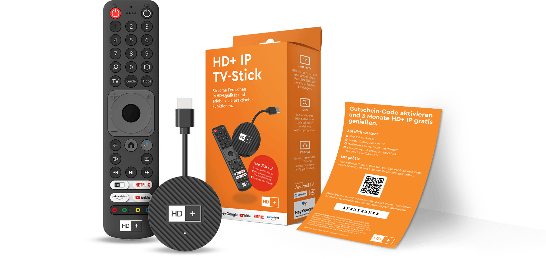 Google Tv HD+ Inkl. 3 Monate HD+ Gratis – Live-TV über Internet