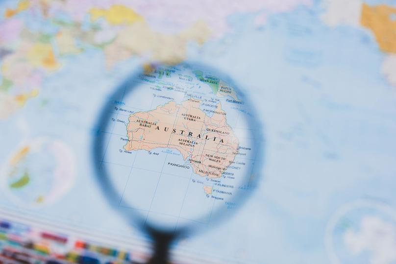 map of Australia