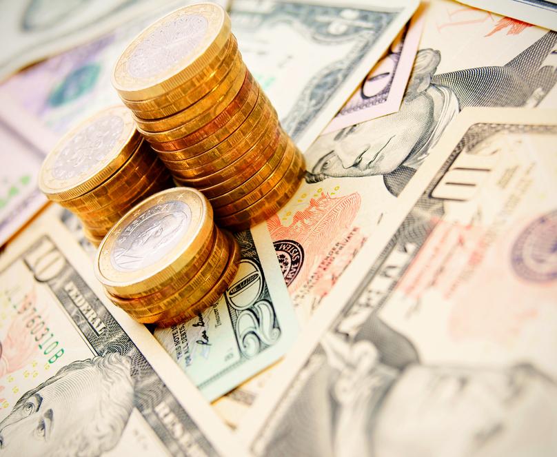 Coins On Dollars.