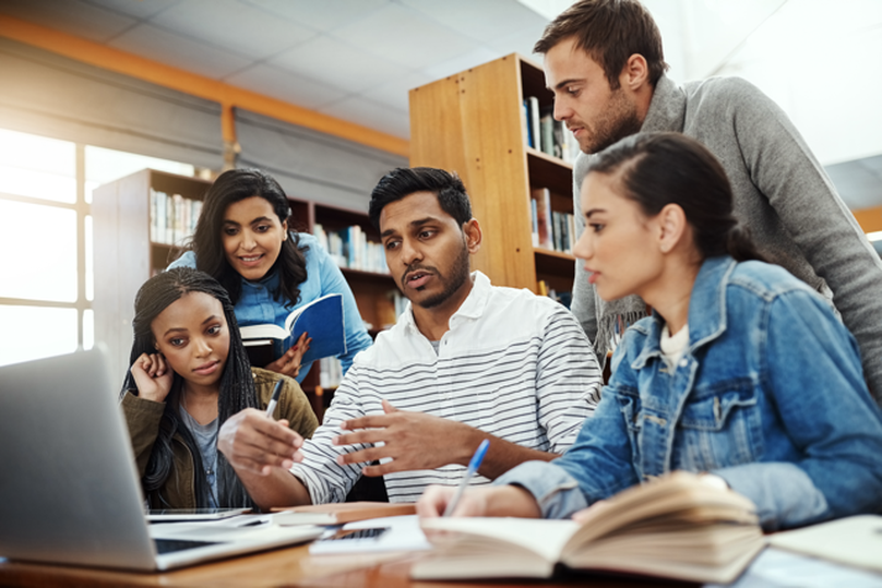 Student's preparing for an exam