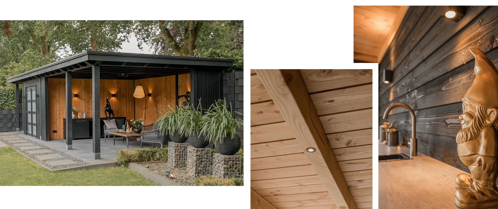 voorbeelden van sfeerverlichting in een buitenverblijf