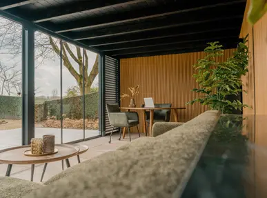 Minimalistisch buitenverblijf Outline