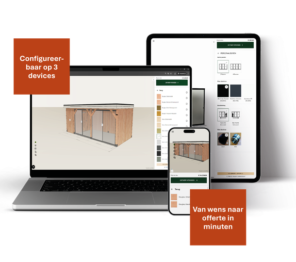 Foto van de configurators