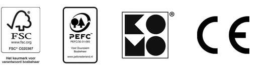 Logo's van keurmerken