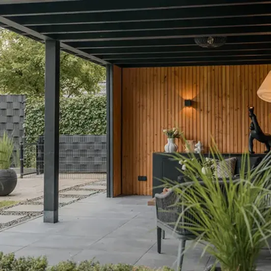 interieur houten buitenverblijf