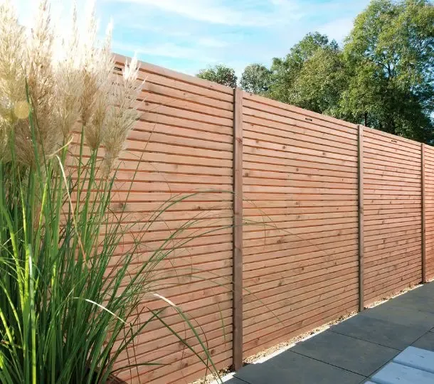 Houten schutting Hillhout