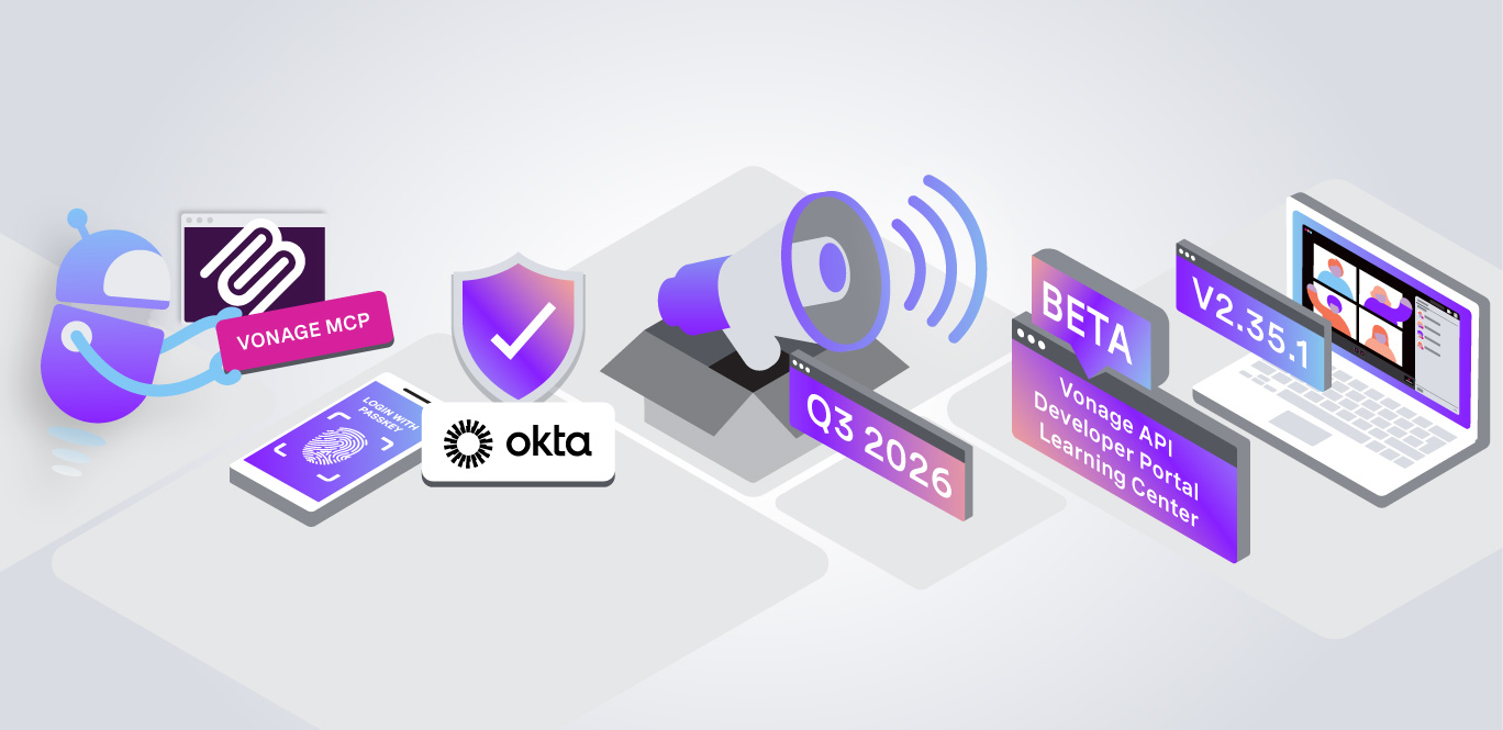 Q3 2026: Vonage Developer Recap