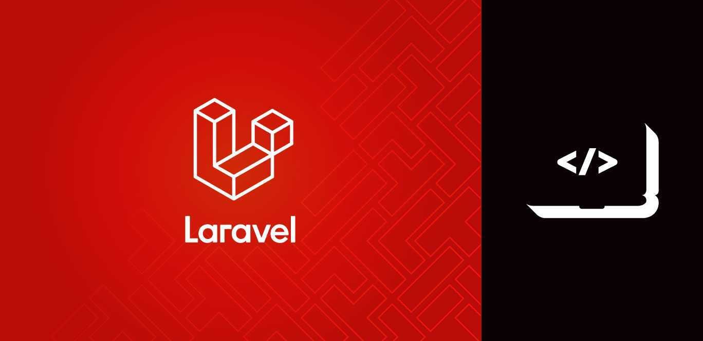 laravel logo and development related image to the right