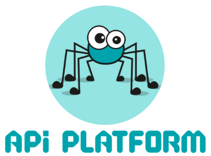 API platform logo complete with the API Platform mascot