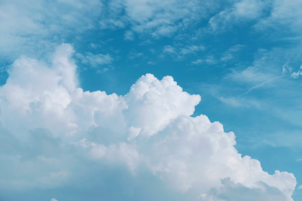 Photograph of some clouds, cleverly representing the Cloud.