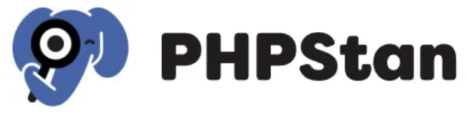 The PHPStan logo, showing an elephant with a magnifying glass