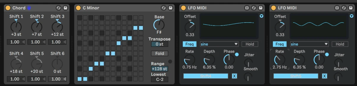 two lfo midis