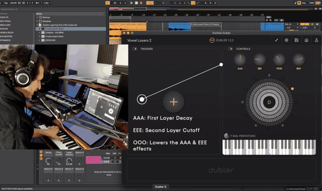 Vowel MIDI Mapping Layers