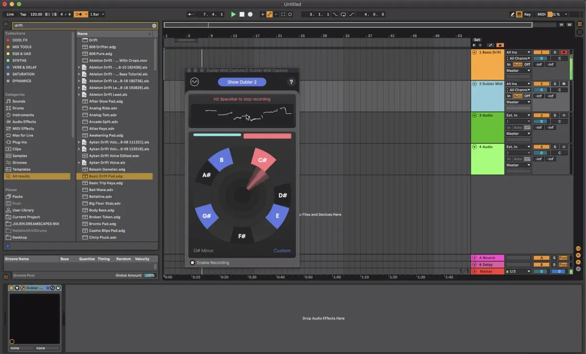 DAW - Ableton - Enable Recording