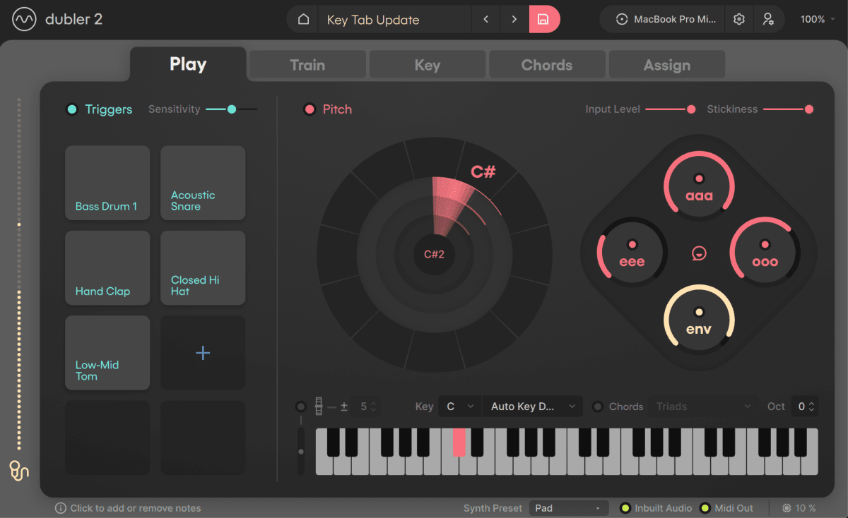 Dubler 2 Audio Key Detection 1