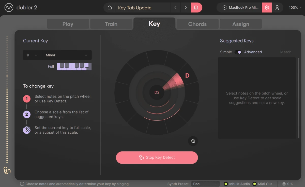 Dubler 2 Key Tab