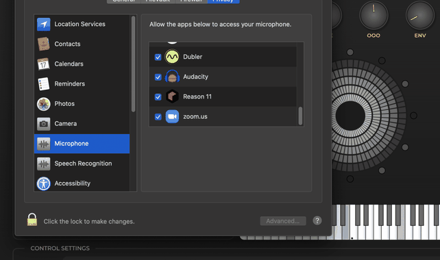 Microphone Recognised but no response in app