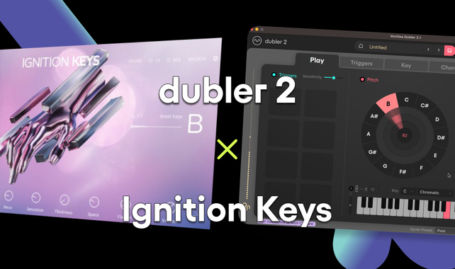 Dubler 2 Software and Native Instruments Ignition Keys Instruments Available Together