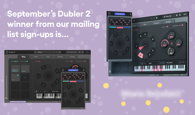 September email winner from vochlea email signups