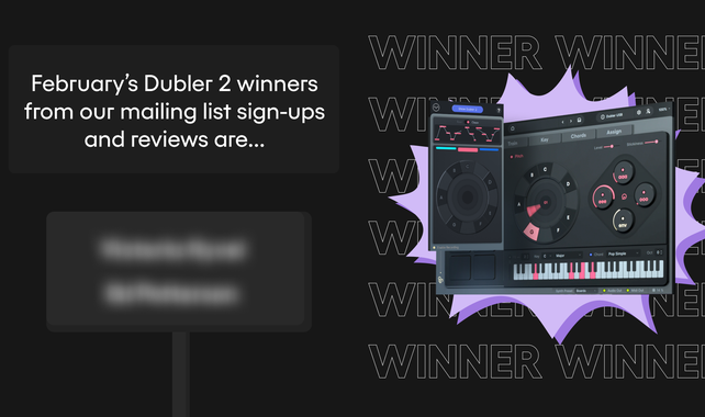 February dubler 2 winners blurred names prize draw plugin