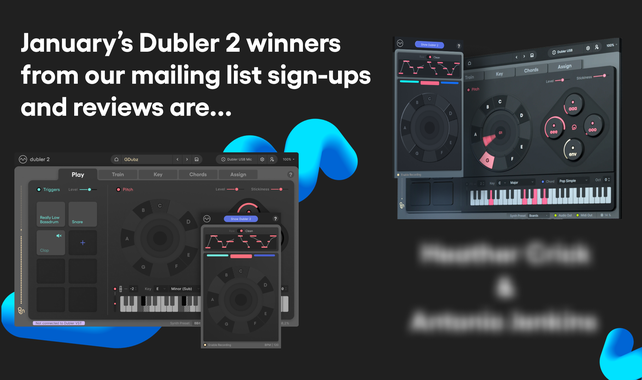 Winners of Vochlea mailing list and review competitions january 2025 blurred