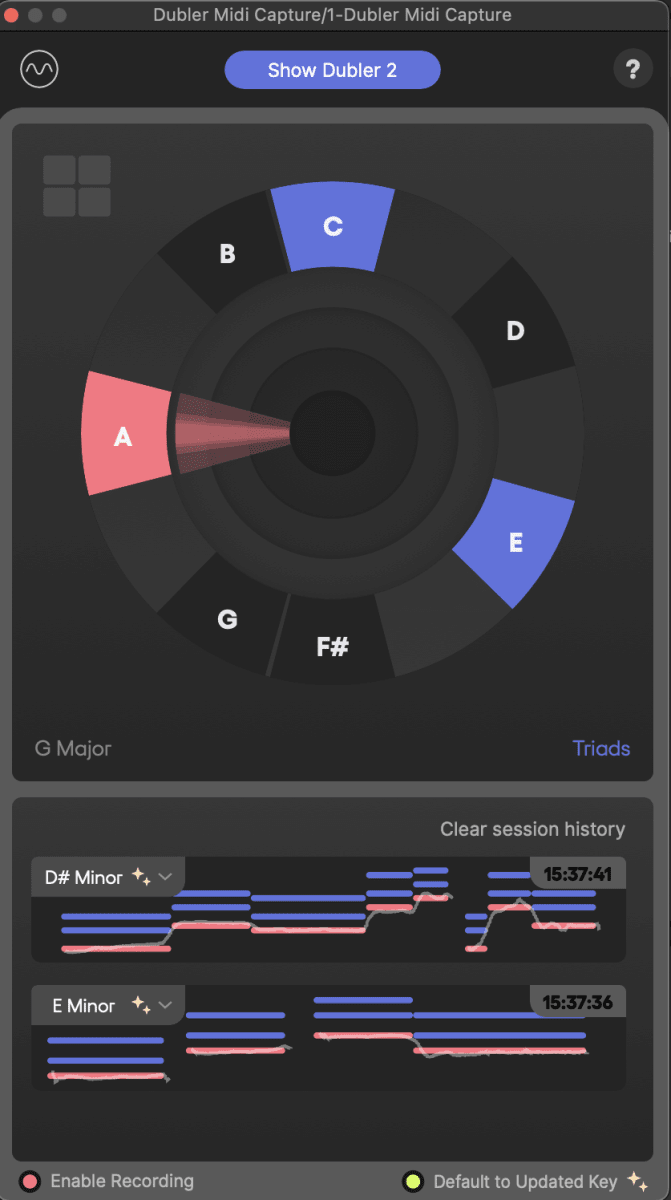 MIDI Capture chords